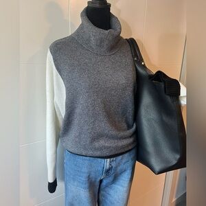 NWT Vince Camuto Colorblock Turtleneck Sweater Size 1X
